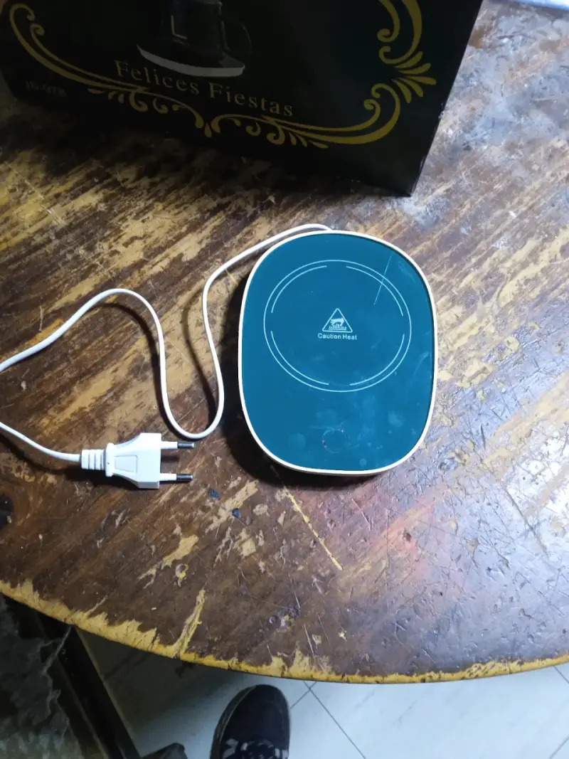 Taza de café con calentador eléctrico azul - 3