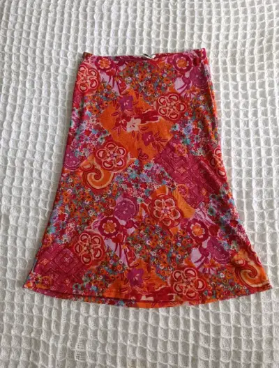 Falda midi vintage S - miniatura 1