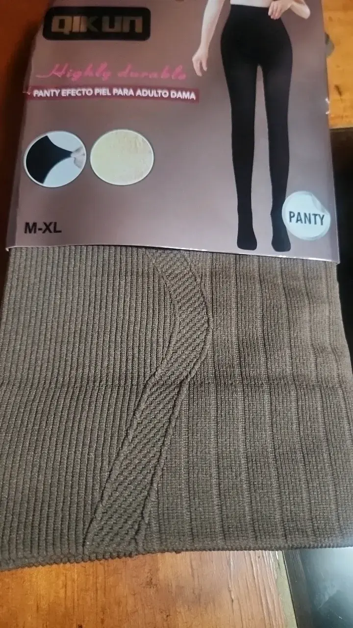 Pantys efecto piel 3 colores disponibles con calzo - 2