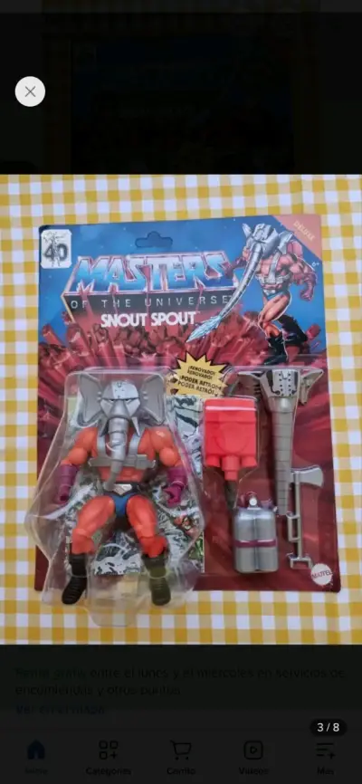 Figura de acción Snout Spout Masters of the Universe - miniatura 3