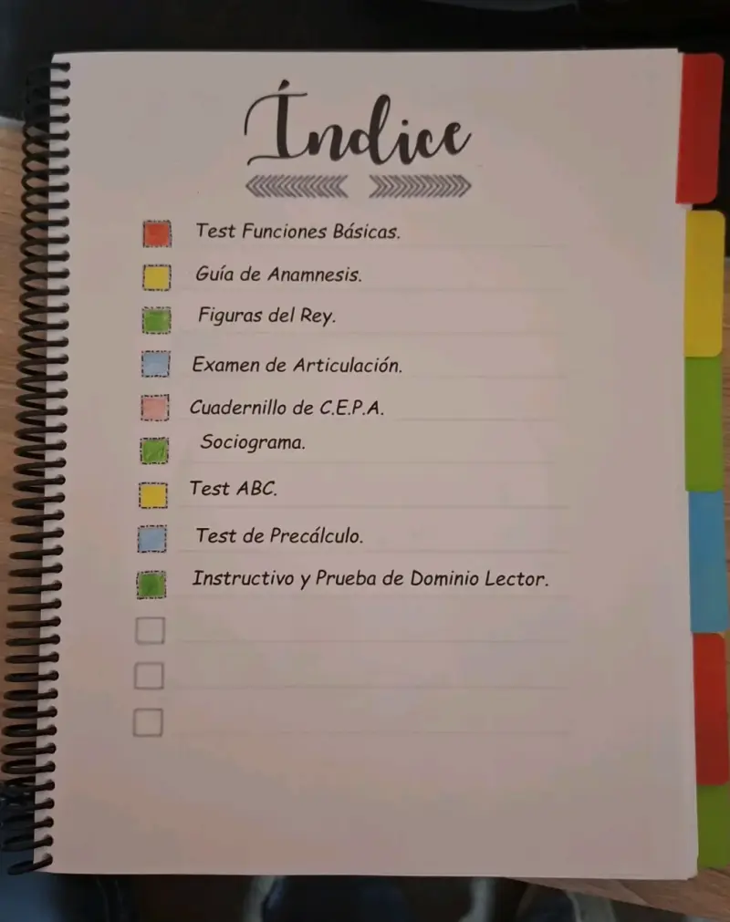 Cuaderno de Evaluaciones Psicopedagógicas - 2