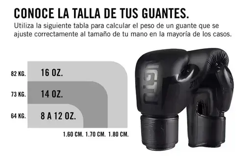 Guantes de Boxeo y Kickboxing 8oz/12oz/14oz - 5