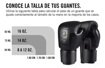 Guantes de Boxeo y Kickboxing  8oz/12oz/14oz - miniatura 5