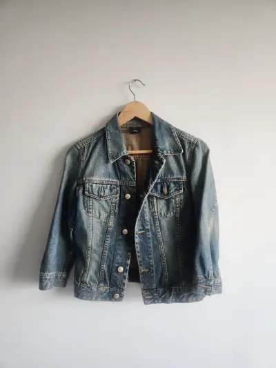 Chaqueta de mezclilla azul Diesel - miniatura 1