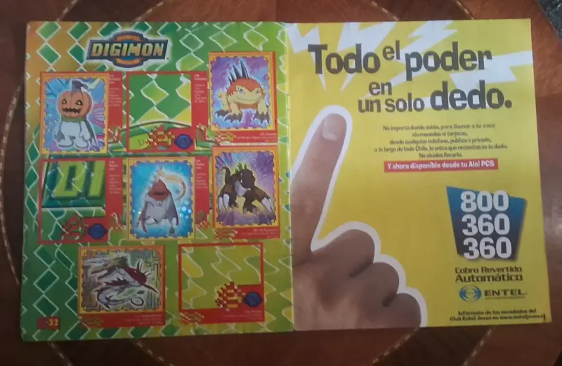 Álbum Digimon Aventura en el Mundo Digital Salo - 4