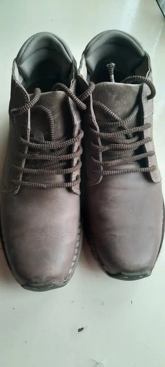 Botines de cuero marrón para hombre - 3