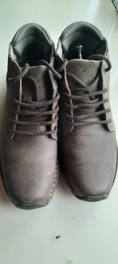 Botines de cuero marrón para hombre - miniatura 3