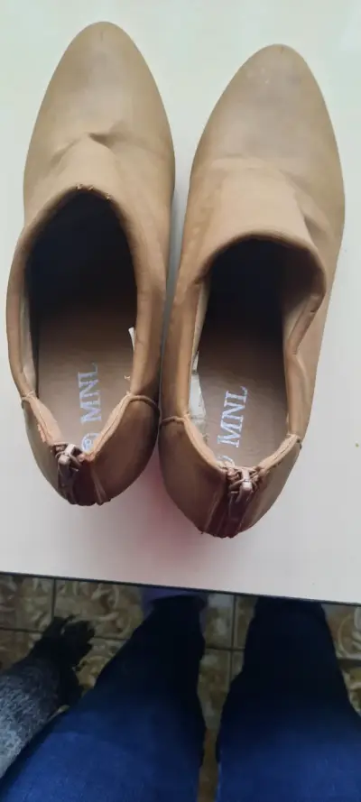 Botines de cuero marrón para hombre - miniatura 4