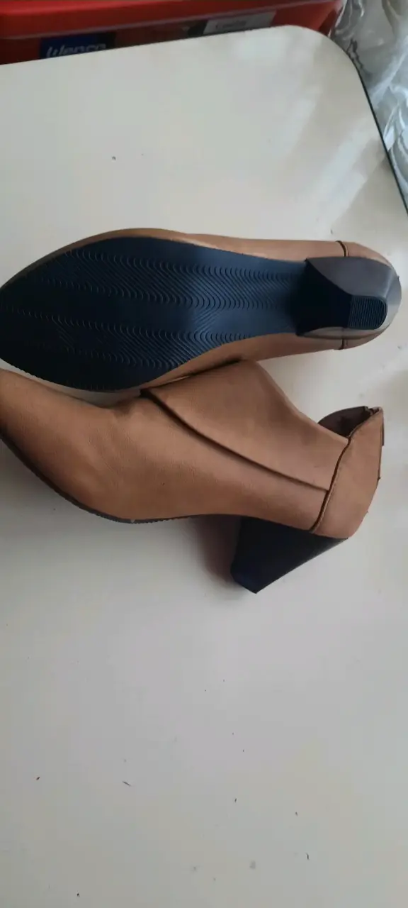 Botines de cuero marrón para hombre - 5