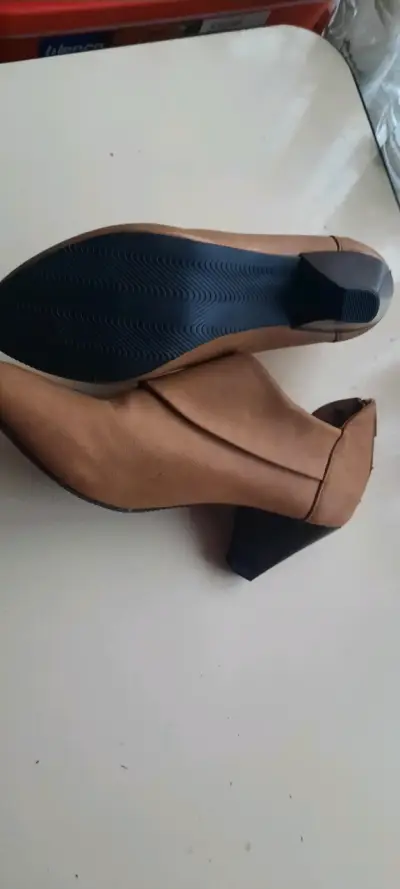 Botines de cuero marrón para hombre - miniatura 5