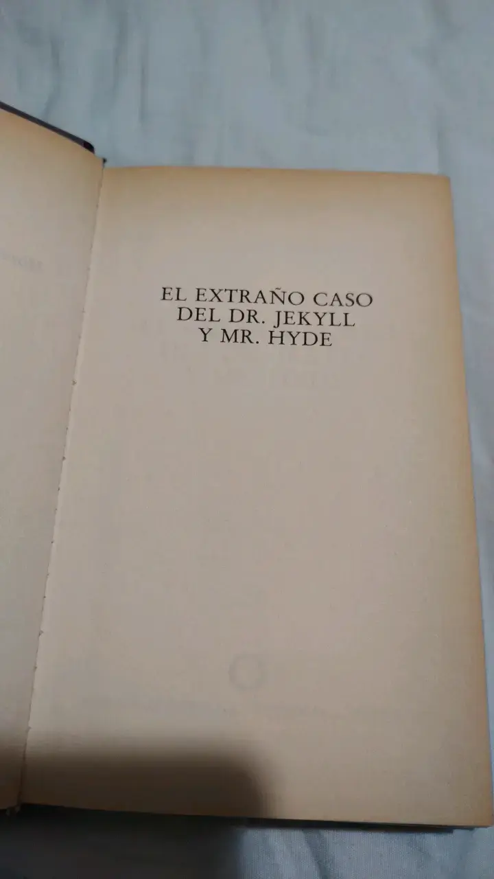 Libo Dr. Jekyll y Mr. Hyde de Robert Louis Stevens - 3