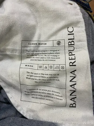 Jeans bootcut Banana Republic talla 35W 34L - miniatura 6