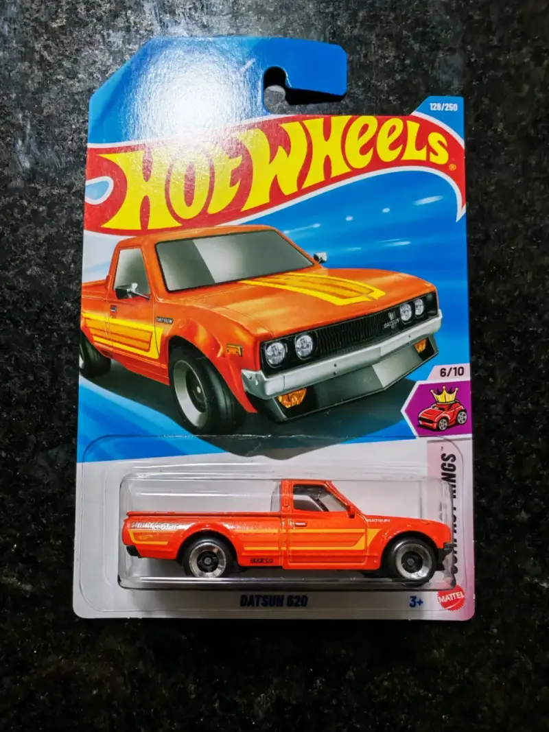 Hot Wheels Datsun 620 Naranja en Blister - 1