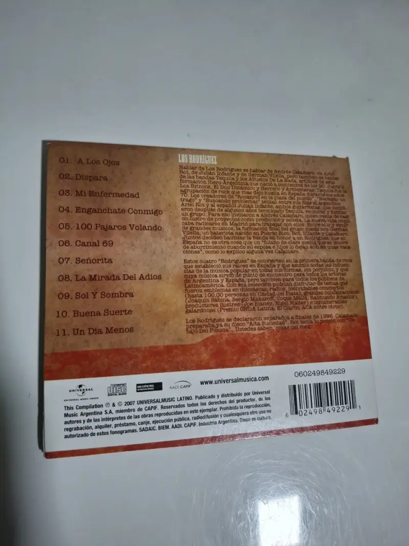 CD Crónicas Los Rodríguez La Historia del Rock - 3