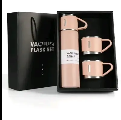 Set de Termo y Tazas Rosado 500ml - miniatura 4