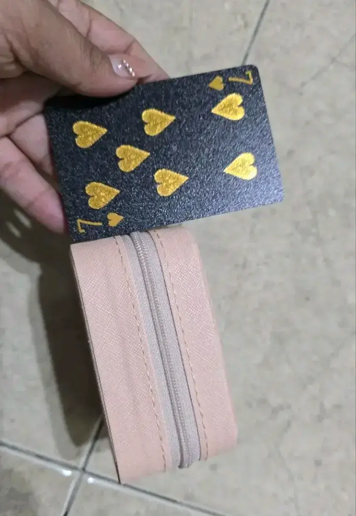Estuche organizador de joyas portátil rosa - 4