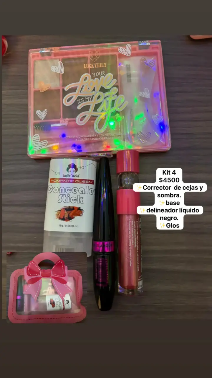 Kit de maquillaje con corrector y delineador