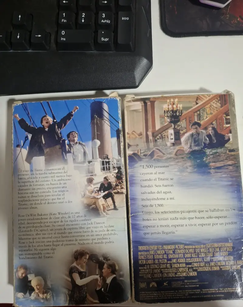 VHS de la película Titanic (Los 2) - 4