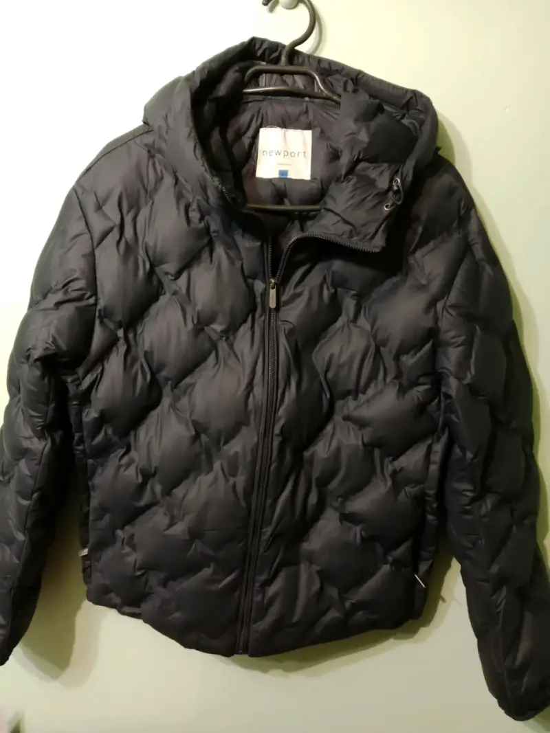 Chaqueta acolchada azul marino Newport para invier