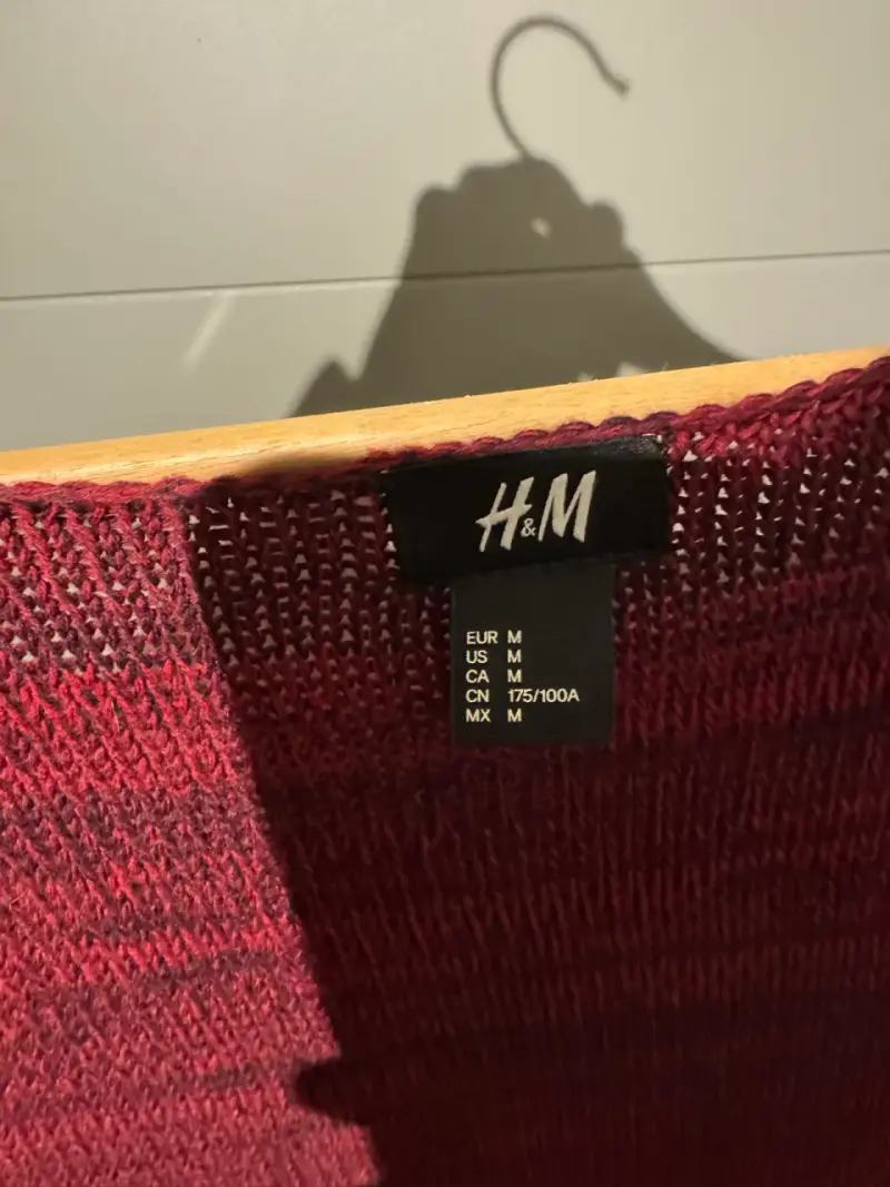 Suéter rojo de punto H&M hombre - 2