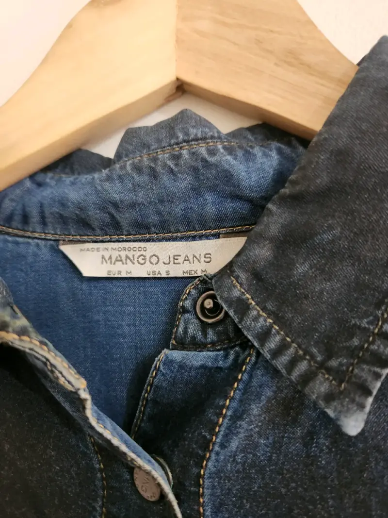 Camisa de mezclilla para mujer Mango Jeans - 2