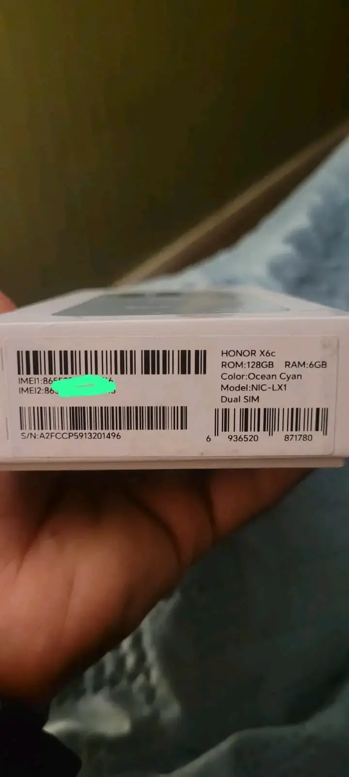Smartphone Honor X6c Ocean Cyan 128GB - 3