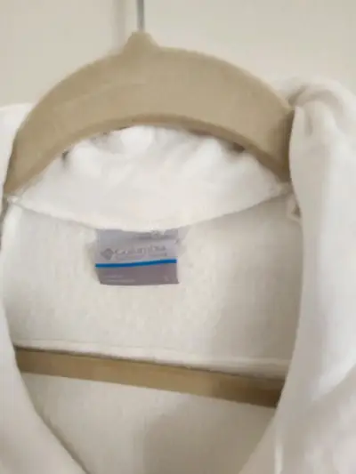 Chaqueta Blanca Columbia con Cierre - miniatura 2