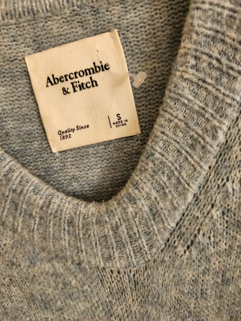 Suéter gris Abercrombie & Fitch de lana y acrílico - 2