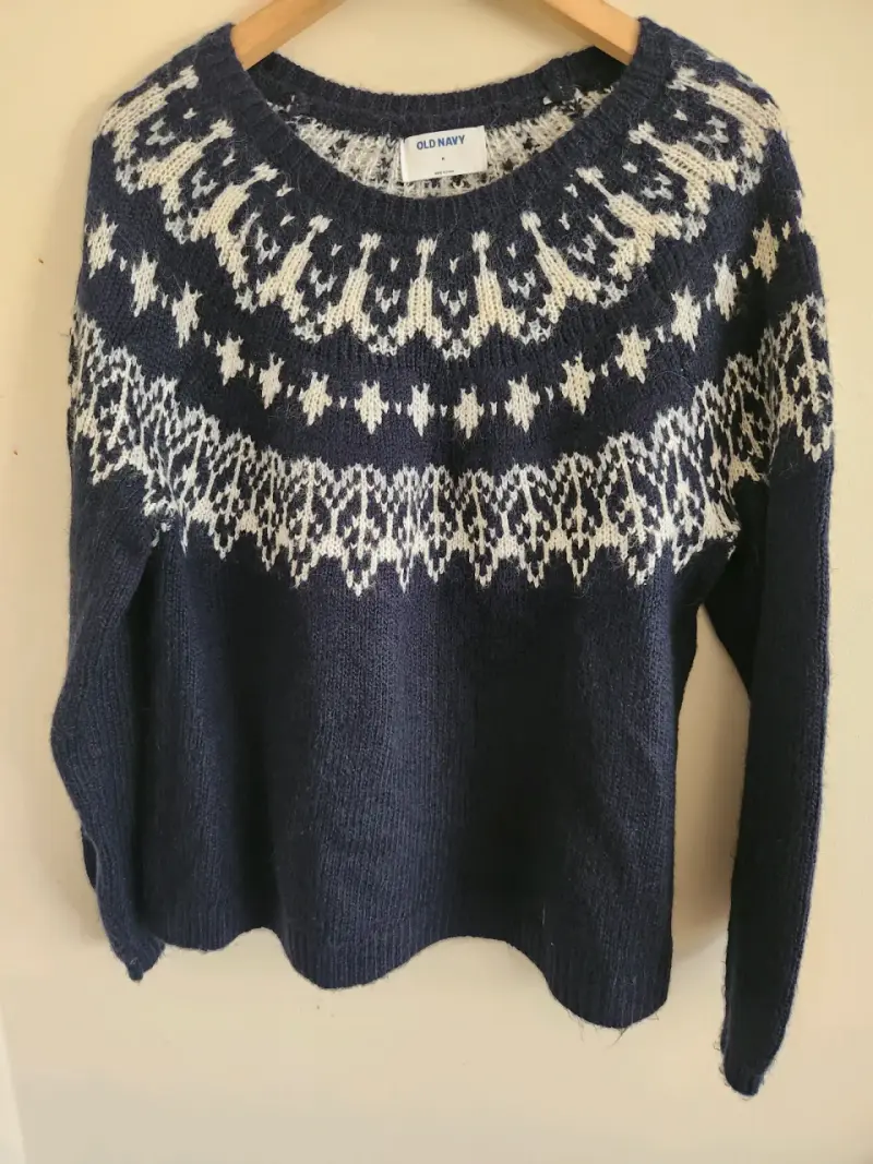 Suéter de lana azul con diseño Old Navy - 1