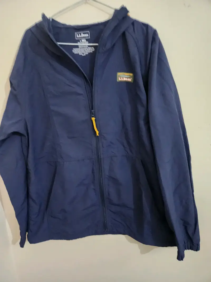 Chaqueta azul con capucha L.L.Bean para hombre - 2