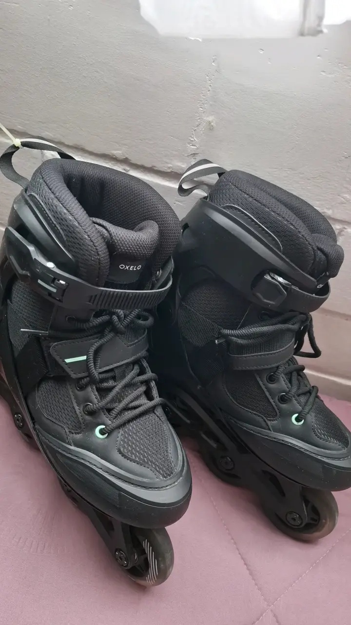 Patines en línea negros Oxelo para adultos