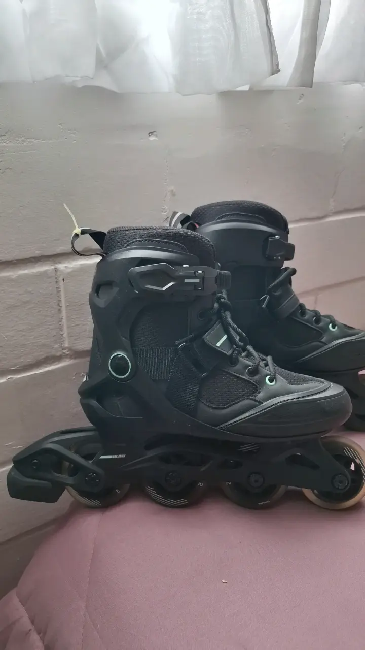 Patines en línea negros Oxelo para adultos - 2