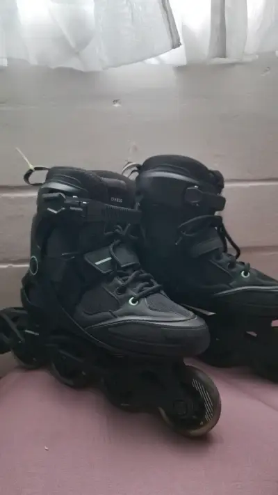 Patines en línea negros Oxelo para adultos - miniatura 3