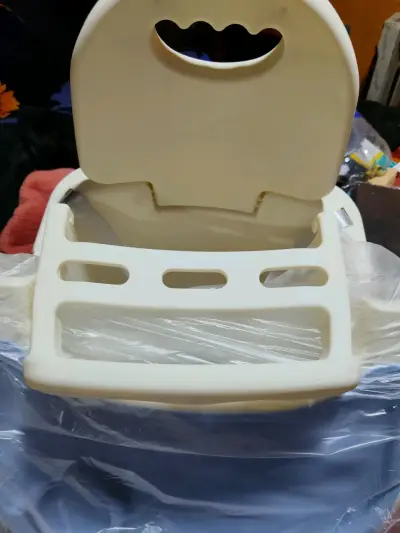 Silla de comer para bebé 3 en 1 azul - miniatura 3