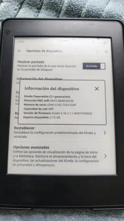 Kindle Paperwhite 7ma Generación - miniatura 2