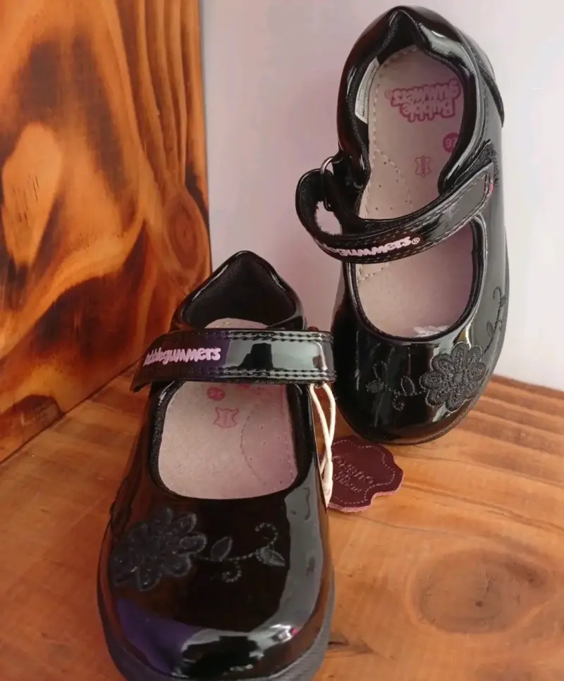 Zapatos escolares negros Bubblegummers para niña - 2