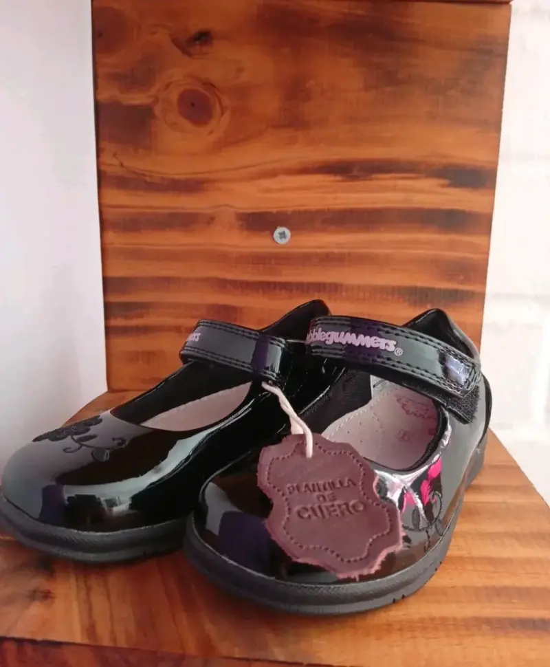 Zapatos escolares negros Bubblegummers para niña - 3
