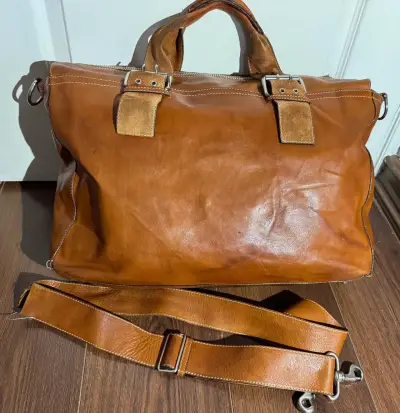 Bolso de cuero marrón Marc Jacobs Vintage - miniatura 2