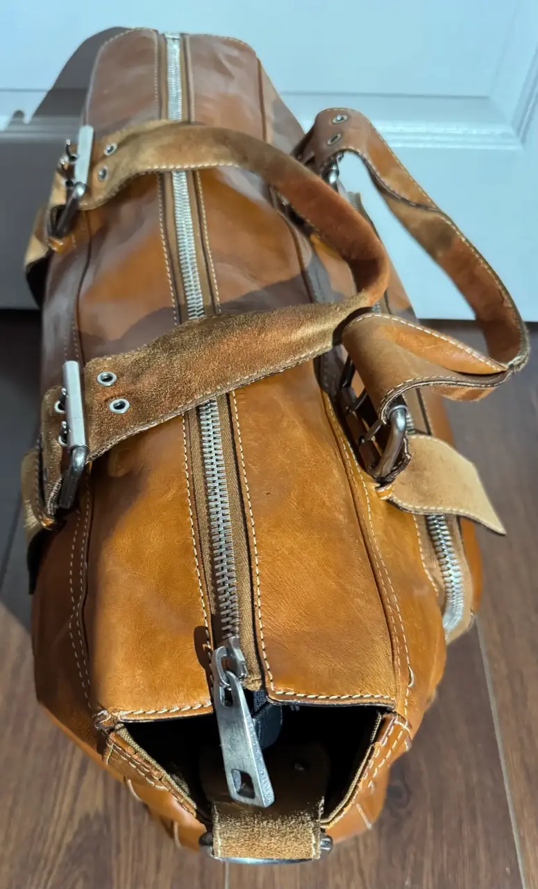 Bolso de cuero marrón Marc Jacobs Vintage - 3