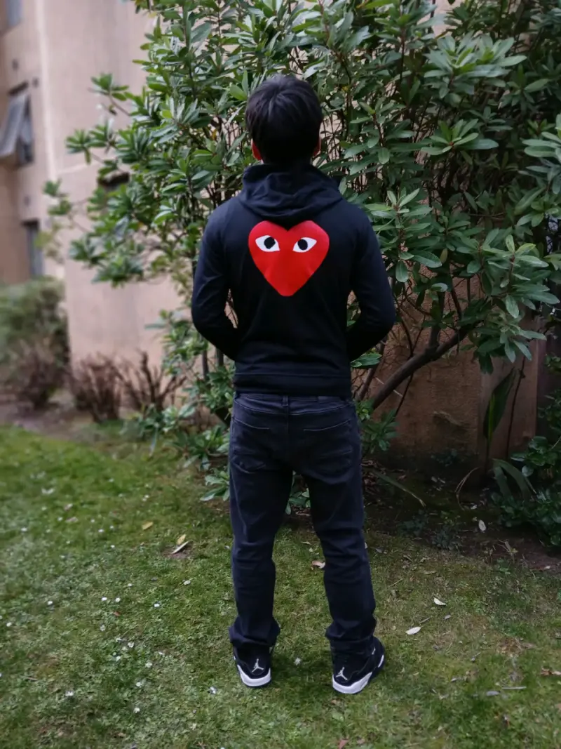 Poleron CDG Play negro - 3