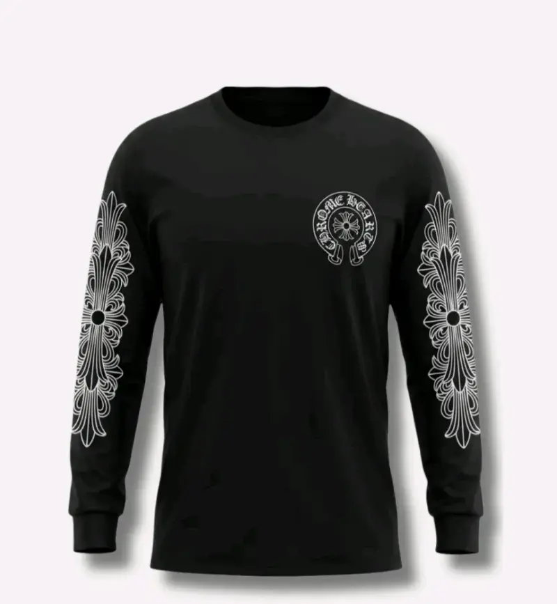 Polera chrome hearts negra - 1