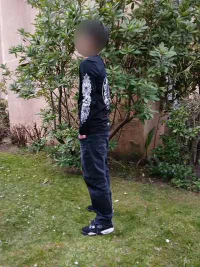 Polera chrome hearts negra - miniatura 3