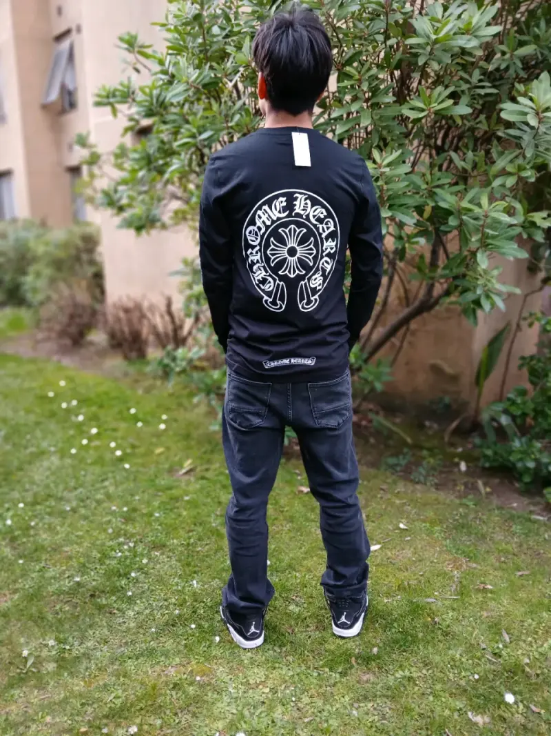 Polera chrome hearts negra - 5