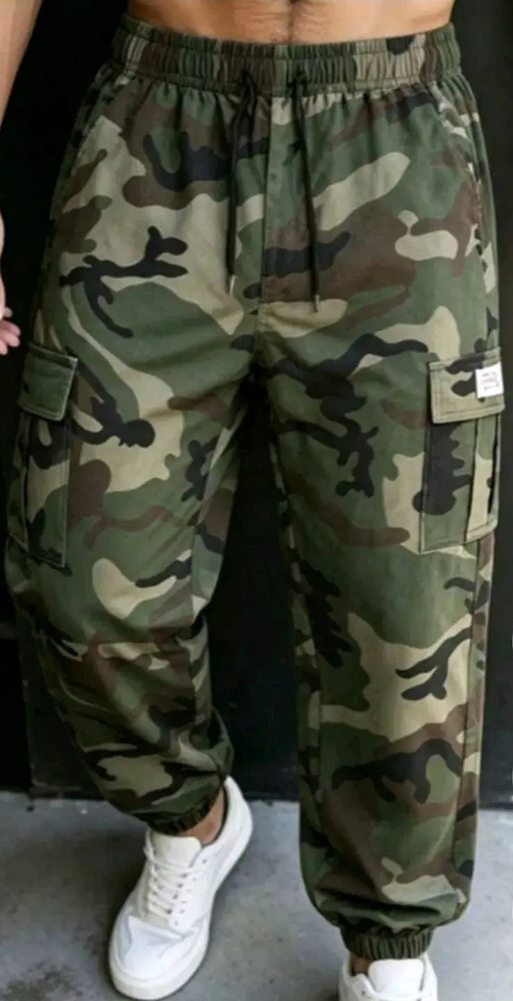 Pantalones cargo camuflados para hombre