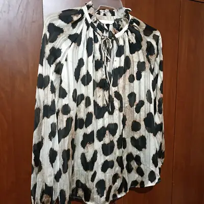 Blusa estampado animal print H&M - miniatura 1