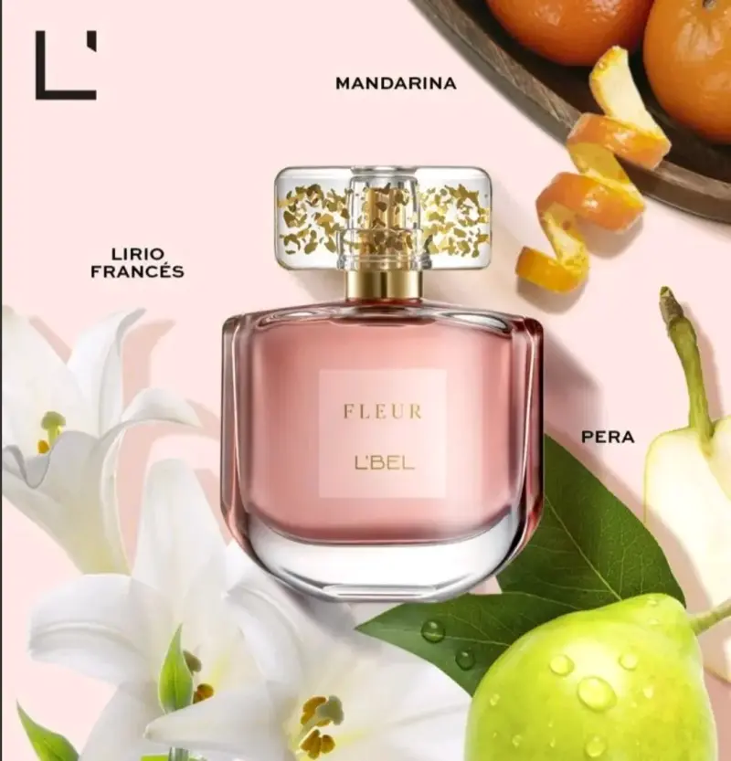Perfume Fleur L'Bel con aroma a lirios y mandarina