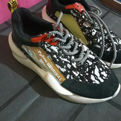 Zapatillas deportivas Poeme Original negras y blancas - miniatura 3