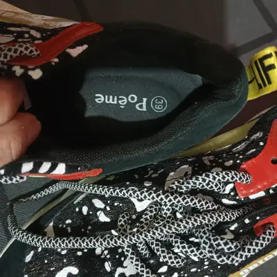 Zapatillas deportivas Poeme Original negras y blancas - miniatura 6