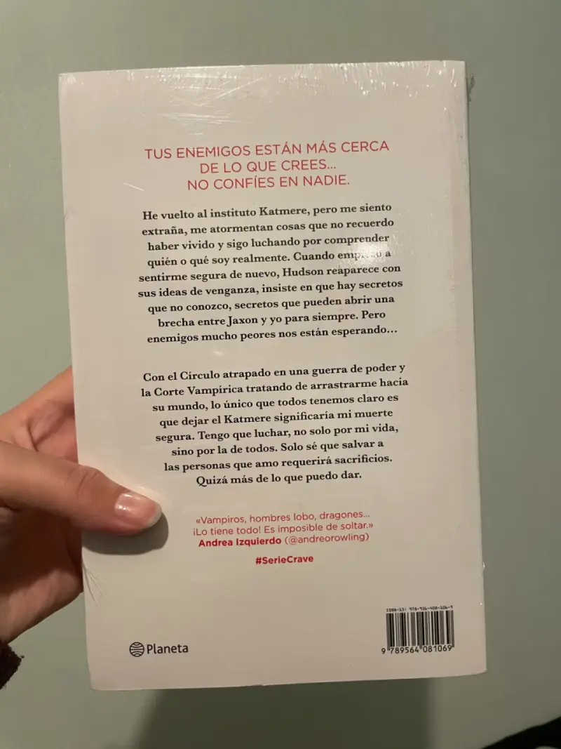 Libro 'Furia' de Tracy Wolff, Serie Crave - 2