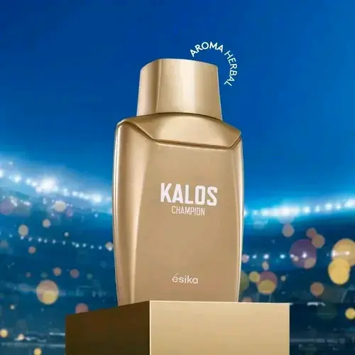 Perfume Kalos Champion de Ésika aroma herbal